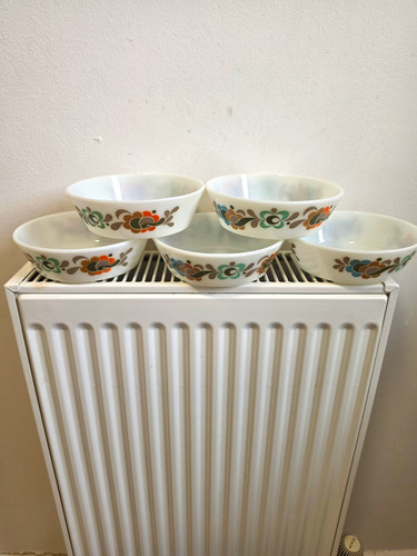 Vintage jaj pyrex set 5 - vintage,