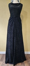 MONSOON dress sz 12 Black Maxi