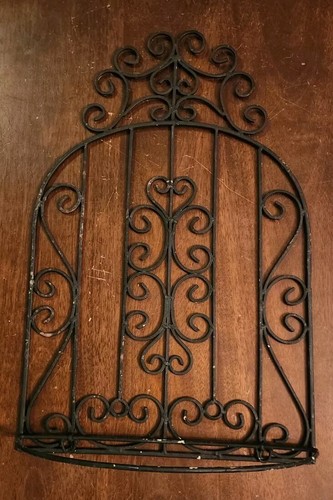 Decorative ornate iron wall - decorative,