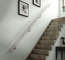 Rothley Staircase Handrail Kit Polished Stainless Steel 3.6m Easyfit Bannister