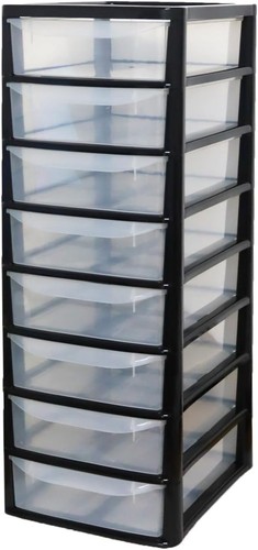 Plastic storage drawers unit - storage,