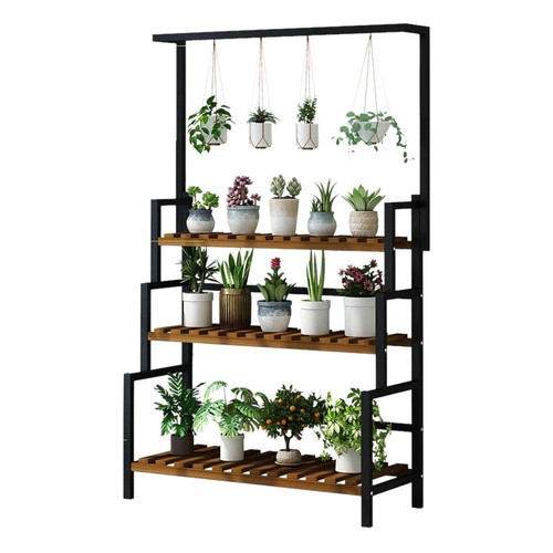 Metal plant stand tier - metal, rack