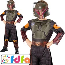 Rubies Official Star Wars Boba Fett Kids Childs Fancy Dress Costume