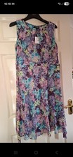Ladies Floral Dress Size 18