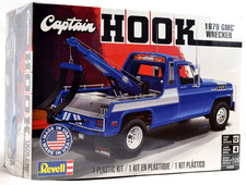 Revell 1979 GMC Wrecker "Captain Hook" Tow Truck 1/25 Scale Model Car Kit 14590