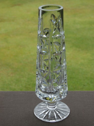 Tyrone crystal footed - crystal, 7"