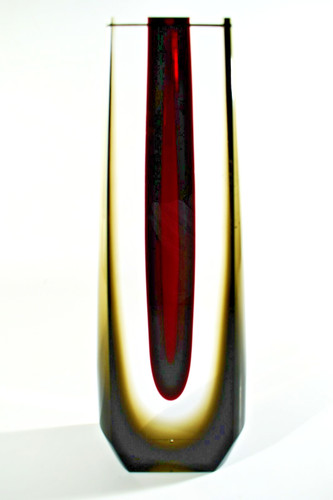 Exbor czech glass vase - czech,