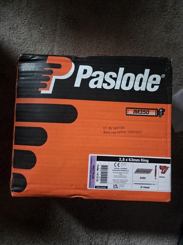 Paslode nails x63mm - 2,8, ring