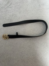 Women's Plain Black Leather