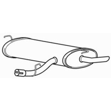Quality Rear Exhaust Silencer