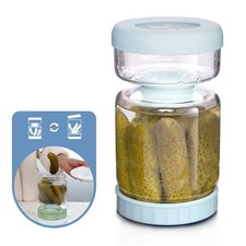 WhiteRhino Pickle Jar,Glass