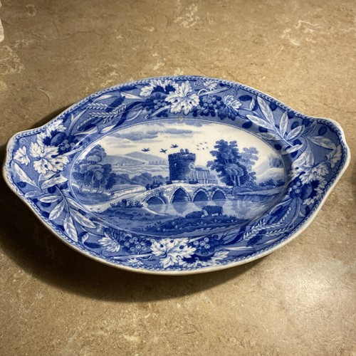 Antique spode the blue room - blue,