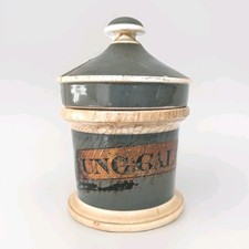 Antique Apothecary Jar Sage