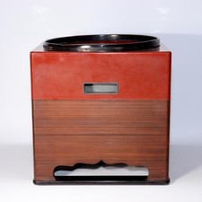 Japanese Vintage Wooden Lacquer Brazier Hibachi Hiire WO453