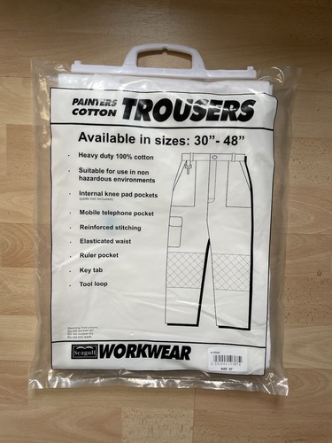 White painters trousers - trousers, heavy