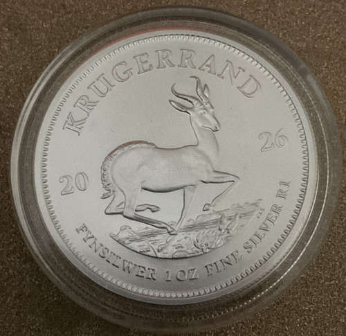 2026 silver krugerrand coin - silver,