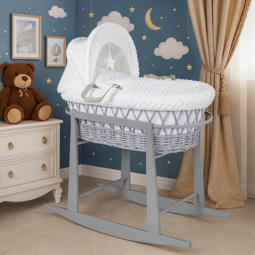 Luxury moses basket padded - luxury,