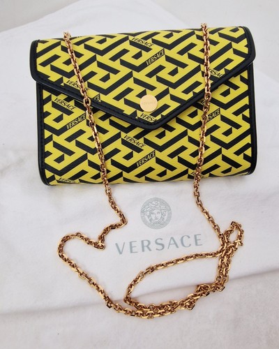 Versace yellow black canvas - versace,