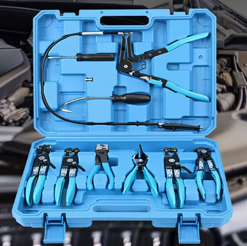 Piece hose clamp pliers - pliers, kit