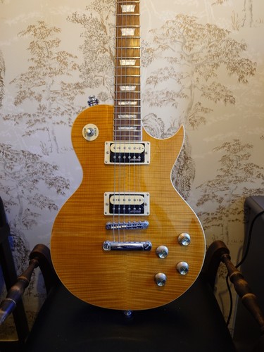 Vintage v100afd flamed amber - vintage,