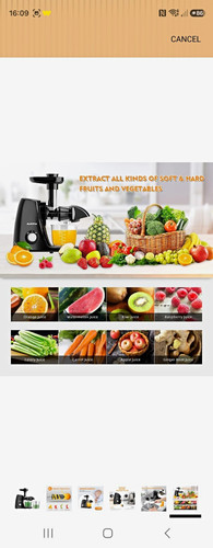 Aucma slow juicer cold - aucma,