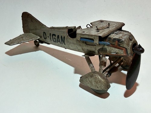 1930s german tin airplane - tin, type