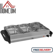HOMCOM 4 Tray Electric Buffet