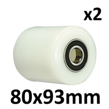 X2 PALLET TRUCK NYLON ROLLERS