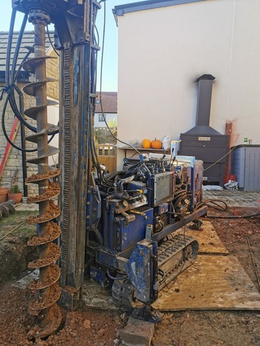 Piling rig drilling - rig,