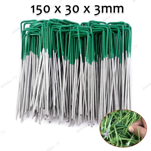 Weed fabric galvanised staples - weed,
