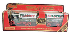 Matchbox Models Of Yesteryear Number Y27 Foden Steam Wagon & Trailer Frasers Box