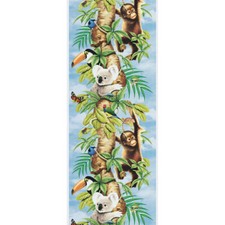 Jungle Animals In Tree Vertical Wallpaper Border Village 5814585 Koala Bear