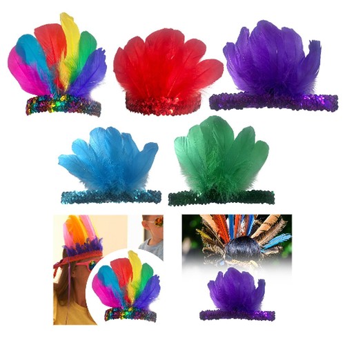 Feather headband indian - feather,