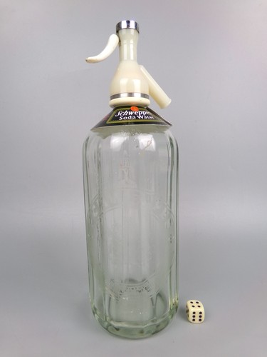 Schweppes soda water syphon - soda,