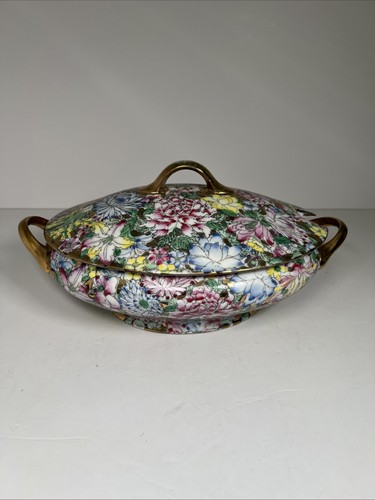 Vintage chinese lidded soup - chinese,