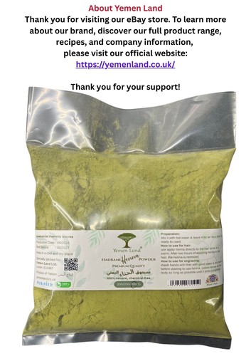 Organic yemeni henna - organic,