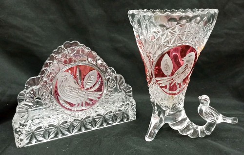 Hofbauer crystal birds - crystal, napkin