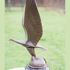 Eagle Art Deco Bronze GLOBE