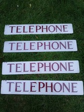 Vintage Telephone box Glass