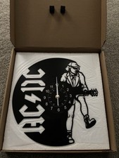 Acdc 30cm Vinyl Record Wall Clock NEW!