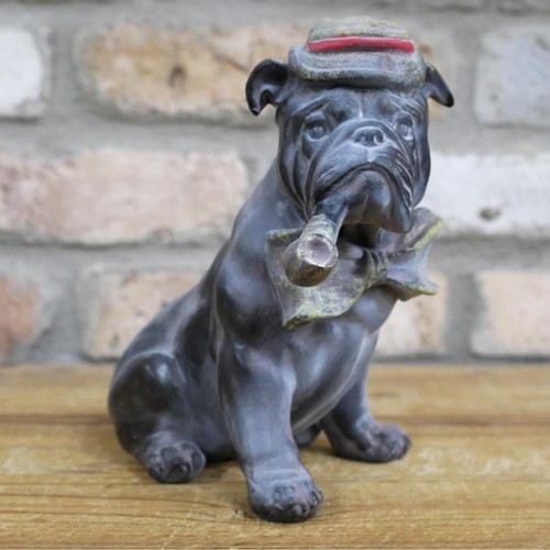 British bulldog ornament with - british,