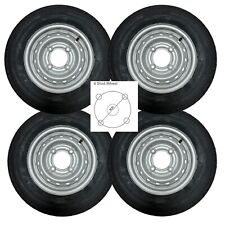 4x 165 R13C Trailer Wheel &