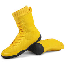 Men Footwear Lightweight High Top Shoes MMA Wrestling Boxing Boots GYM training