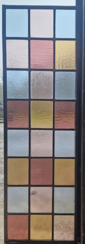 Stained glass panel - glass, x1