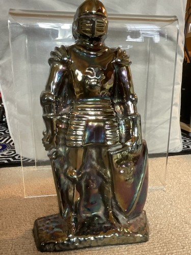 Vintage cast iron knight - iron,