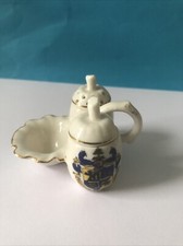 Bournemouth -  Crested China - Condiment Set - Acorn Shaped