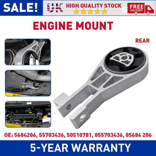Rear engine mount - rear,