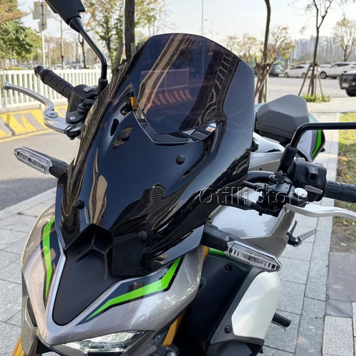 Black front windscreen - black,