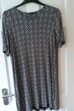M & S, UK 18 Tunic Dress, Blue