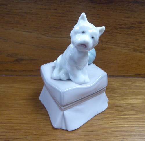 Nao lladro westie dog - westie,